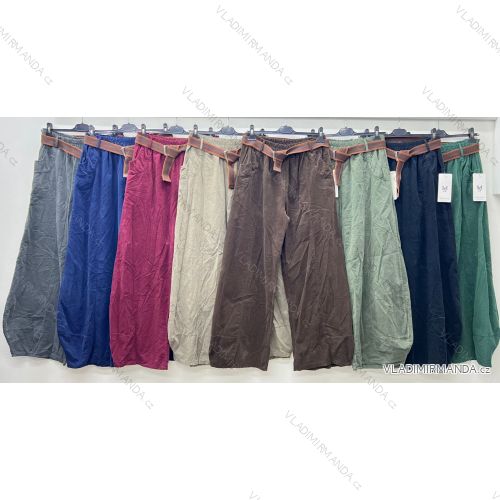 Women's Summer Long Harem Pants (42/44/46 ONE SIZE) ITALIAN FASHION IM424361