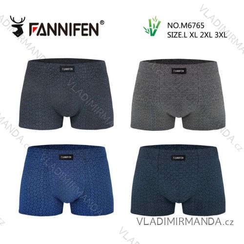 Men's bamboo boxer shorts oversized (L-3XL) PESAIL PES25M6765-