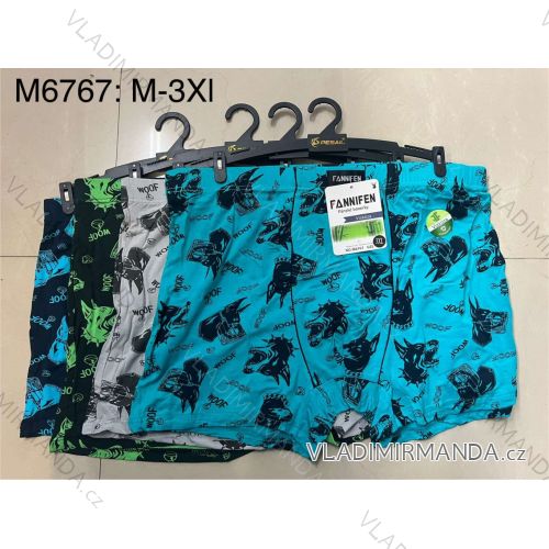 Men's bamboo boxer shorts oversized (M-3XL) PESAIL PES25M6767