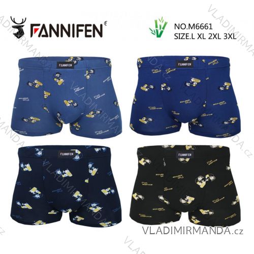 Men's bamboo boxer shorts oversized (L-3XL) PESAIL PES25M6661