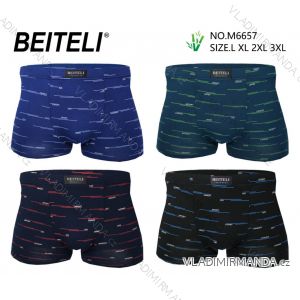 Men's bamboo boxer shorts oversized (L-3XL) PESAIL PES25M6657