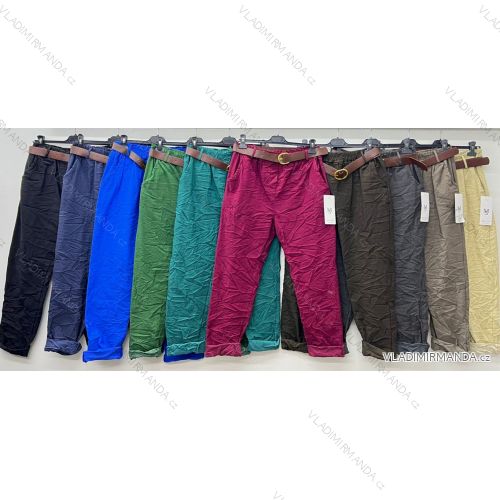 Women's Summer Long Harem Pants (42/44/46 ONE SIZE) ITALIAN FASHION IM424361