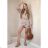 Women's 3/4 long sleeve shirt dress (XS/S/M ONE SIZE) ITALIAN FASHION IMD25030