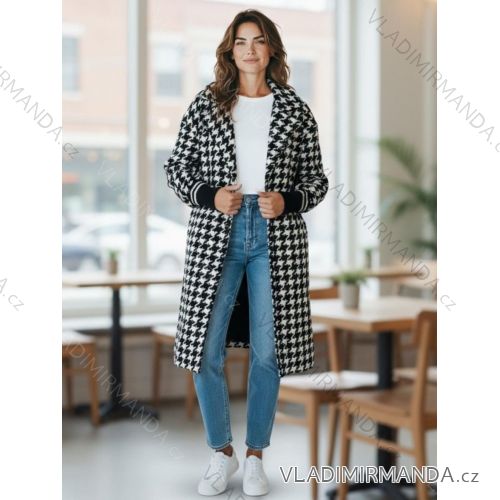Long sleeve coat women's size (46/48/50 ONE SIZE) POLISH FASHION IMD25295