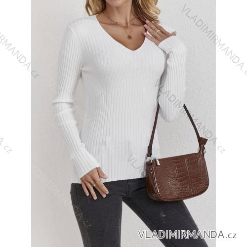 Knitted sweater thin turtleneck long sleeve women (L / XL ONE SIZE) ITALIAN FASHION IMD211110