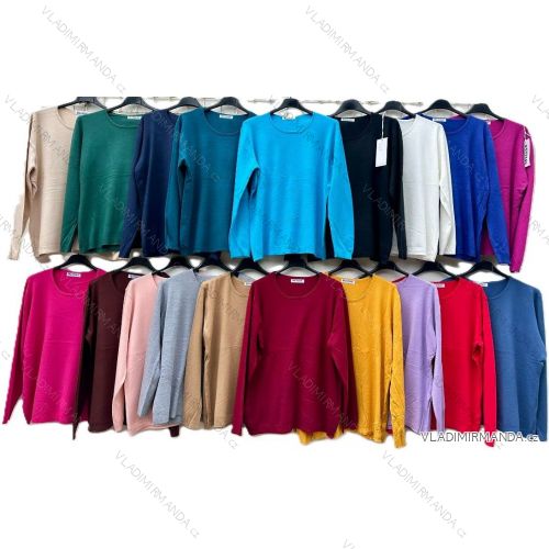 Knitted sweater thin turtleneck long sleeve women (L / XL ONE SIZE) ITALIAN FASHION IMD211110