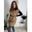 Women's Long Sleeve Summer Shirt Dress (S/M/L ONE SIZE) INDIAN FASHION IMWY23123 M/L/XL grey