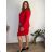 Women's Summer Long Harem Pants (42/44/46 ONE SIZE) ITALIAN FASHION IM424361  red