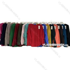 Women's long pleated skirt with belt (S/M/L ONE SIZE) ITALIAN FASHION IMC25333