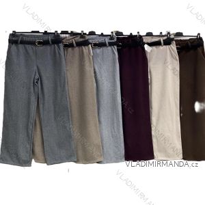 Women's long pleated skirt with belt (S/M/L ONE SIZE) ITALIAN FASHION IMC25333
