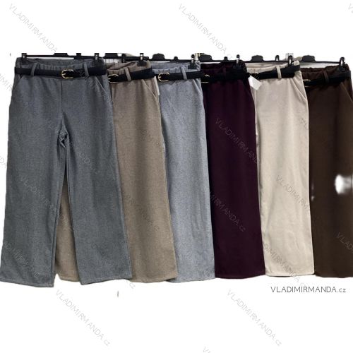 Women's long pleated skirt with belt (S/M/L ONE SIZE) ITALIAN FASHION IMC25333