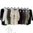 Women's long pleated skirt with belt (S/M/L ONE SIZE) ITALIAN FASHION IMC25333