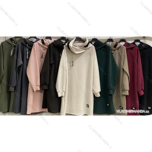 Women's long pleated skirt with belt (S/M/L ONE SIZE) ITALIAN FASHION IMC25333