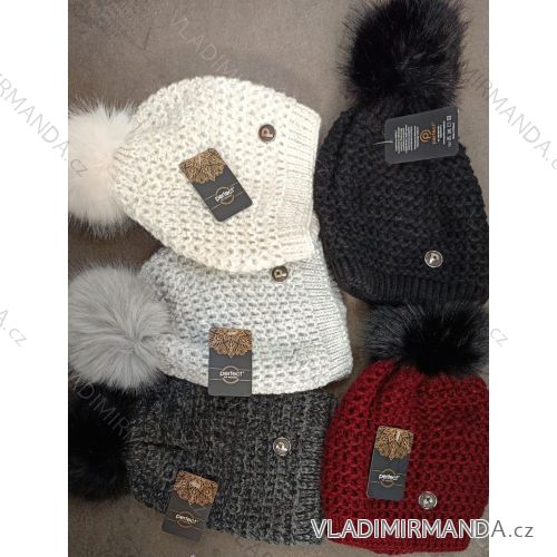Women's winter hat (ONE SIZE) WOOLK POLISH FASHION PV419231