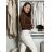 Women's Long Sleeve Knitted Turtleneck Sweater (S/M ONE SIZE) ITALIAN FASHION EXTRA ME IMM22FD9076/DR1 Red