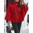 Women's Long Sleeve Knitted Sweater (S/M/L OVERSIZE) ITALIAN FASHION IMD24295 Brown 52/54