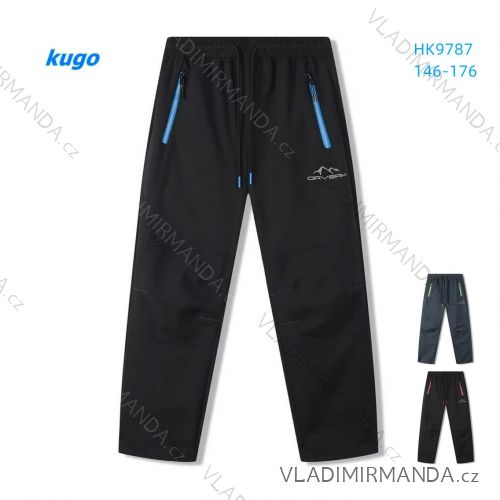 Softshell trousers insulated with fleece for boys and girls (146-176) KUGO HK9787