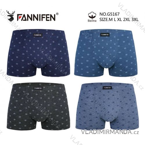 Men's cotton boxer shorts, oversized (M-3XL) PESAIL PES25G5167