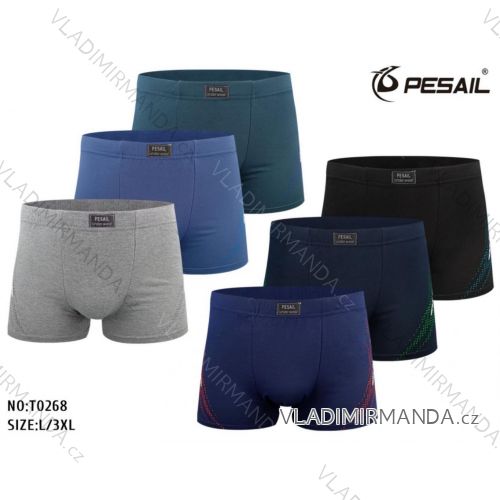 Men's cotton boxer shorts, oversized (L-3XL) PESAIL PES25TO268