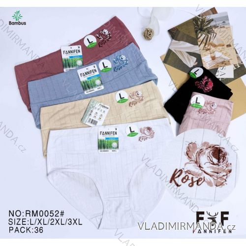 Women's high-waisted cotton panties (M-2XL) PESAIL PES25CZ8027