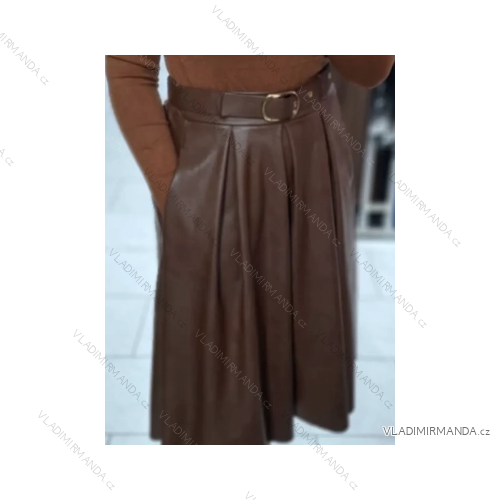 Women's mid-length denim skirt (S/M/L ONE SIZE) ITALIAN FASHION IMPLI255238