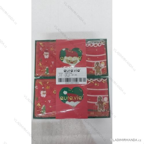 Thin Christmas cotton women's socks (35-38, 38-41) AURA.VIA AURA23SN517