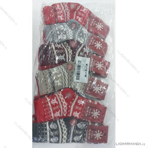 Thin Christmas cotton women's socks (35-38, 38-41) AURA.VIA AURA23SN517