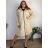 Women's long-sleeved, lightweight, zipped hooded sweatshirt, oversized (52/54/56 ONE SIZE) ITALIAN FASHION IMC25359