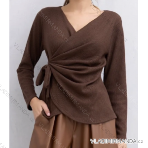 Women's Elegant Long Sleeve Jacket (S/M ONE SIZE) ITALIAN FASHION IMPLI228760