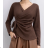 Women's Elegant Long Sleeve Jacket (S/M ONE SIZE) ITALIAN FASHION IMPLI228760