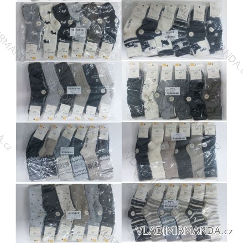 Thin Christmas cotton women's socks (35-38, 38-41) AURA.VIA AURA23SN517