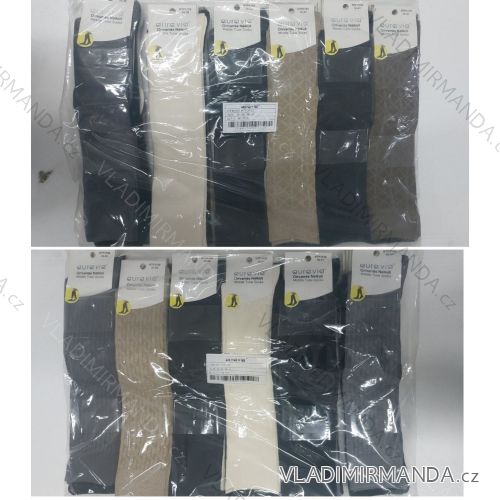 Thin Christmas cotton women's socks (35-38, 38-41) AURA.VIA AURA23SN517