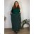 Women's Warm Long Sleeve Dress (L / XL ONE SIZE) ITALIAN FASHION IM421MIA