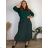 Women's Warm Long Sleeve Dress (L / XL ONE SIZE) ITALIAN FASHION IM421MIA