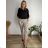 Women's Summer Pants (S/M/L) ITALIAN Fashion IMSM24008 S / M / L grey