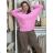 Women's long sleeve sweater (uni s / m) ITALIAN FASHION TM922STAR