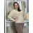 Women's long sleeve sweater (uni s / m) ITALIAN FASHION TM922STAR