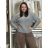 Women's long sleeve sweater (uni s / m) ITALIAN FASHION TM922STAR