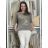 Women's Medium Length Skirt (S/M ONE SIZE) ITALIAN FASHION IMM23HG3154 S / M / L green khaki