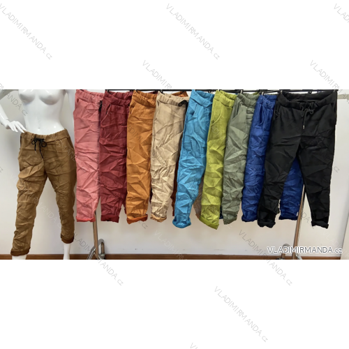 Women's long leather pants (S/M ONE SIZE) ITALIAN FASHION IMPLI2312199