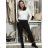 Women's Oversized Knitted Long Sleeve Sweater (S/M ONE SIZE) ITALIAN FASHION IMSN2416125