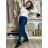 Women's Oversized Knitted Long Sleeve Sweater (S/M ONE SIZE) ITALIAN FASHION IMSN2416125