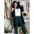 Long women's fleece coat (SML-XL) ITALIAN FASHION IMD211106 M/L/XL black