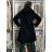 Long women's fleece coat (SML-XL) ITALIAN FASHION IMD211106 M/L/XL black