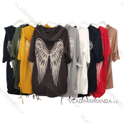Cardigan bavlněný dlouhý rukáv dámský (S/M ONE SIZE) ITALSKÁ MÓDA IMP22LM11250