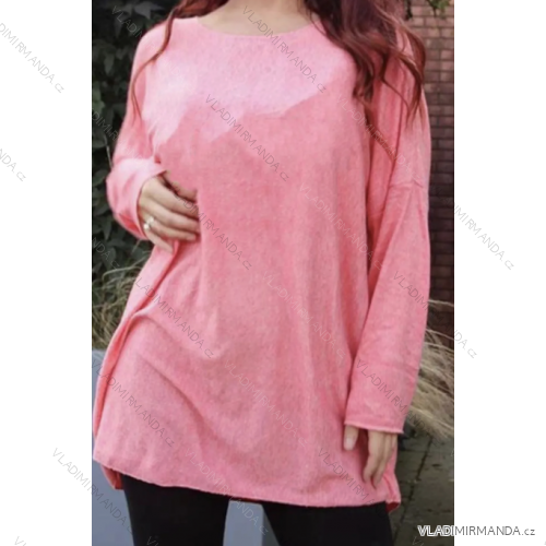 Oversized tunic with pendant, long sleeve, women's (S/M/L ONE SIZE) ITALIAN FASHION IMPLI2521503