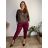 T-shirt with pendant long sleeve women's oversized (52/54/56 ONE SIZE) ITALIAN FASHION IM425611