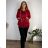 Jacket thin long sleeve women's (UNI XS-M) ITALIAN FASHION IM120049 50/52/54 wine