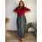 Women's Warm Long Sleeve Dress (L / XL ONE SIZE) ITALIAN FASHION IM421MIA