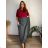 Women's Warm Long Sleeve Dress (L / XL ONE SIZE) ITALIAN FASHION IM421MIA